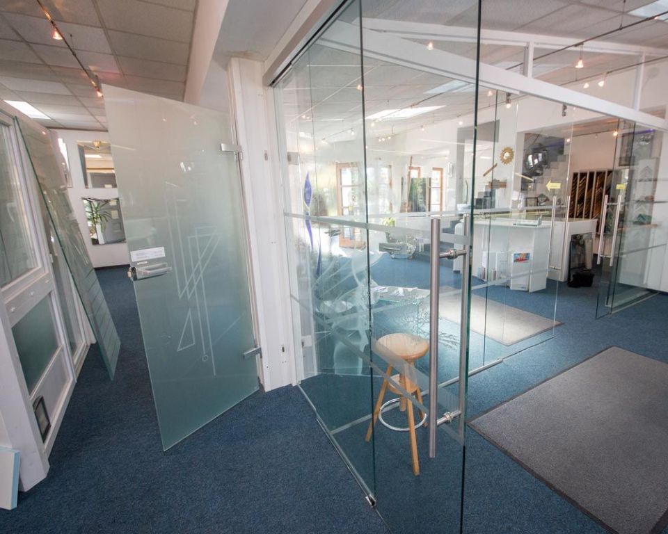 Ausstellungsraum von Glas-Bau-Kunst GBK Gesellschaft mit beschränkter Haftung