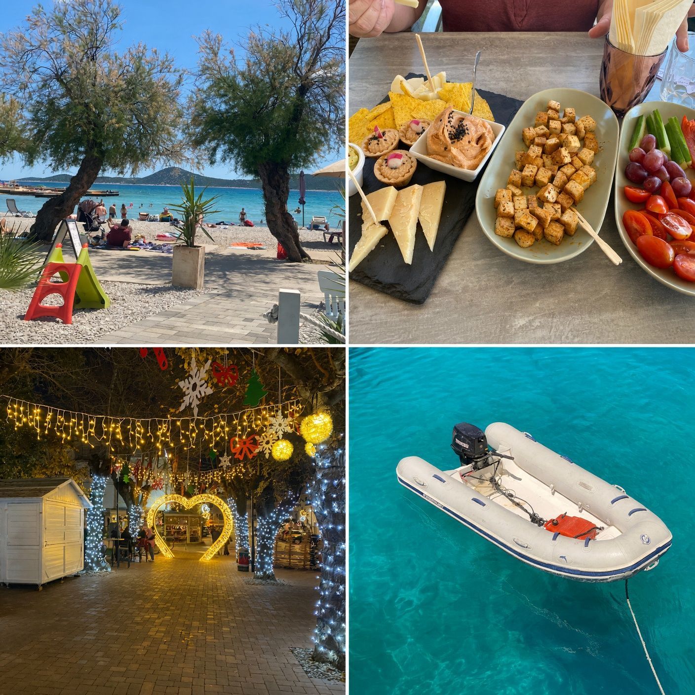 Vodice zu allen Jahreszeiten