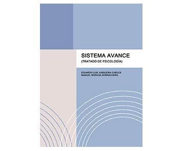 Una portada de libro azul y blanca con un arcoíris encima.