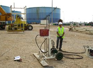 Contrôle de compactage (site EDF Martigues, 13)