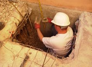 Mur de soutènement (Ecole de Lorgues, 83)