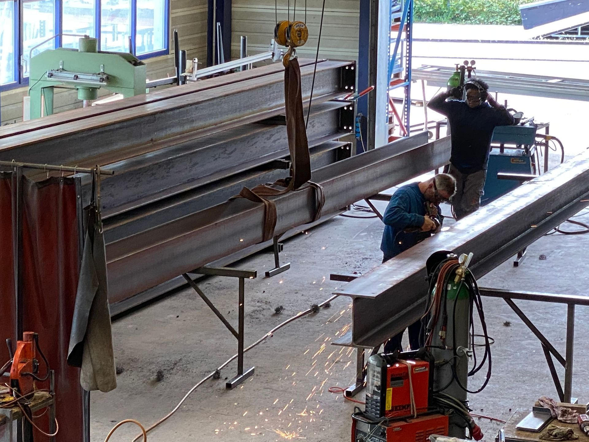 Produktion Stahlbau Entsorgungsplatz Gemeinde Dachsen (3)