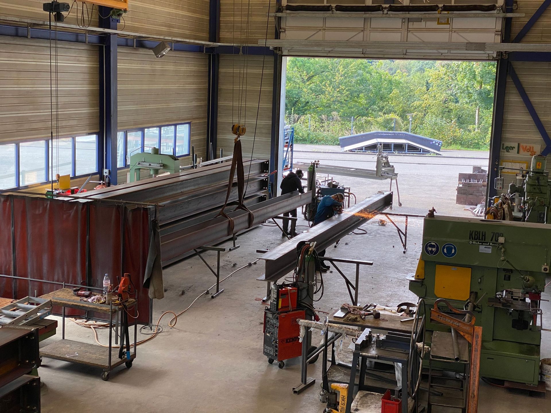 Produktion Stahlbau Entsorgungsplatz Gemeinde Dachsen (2)