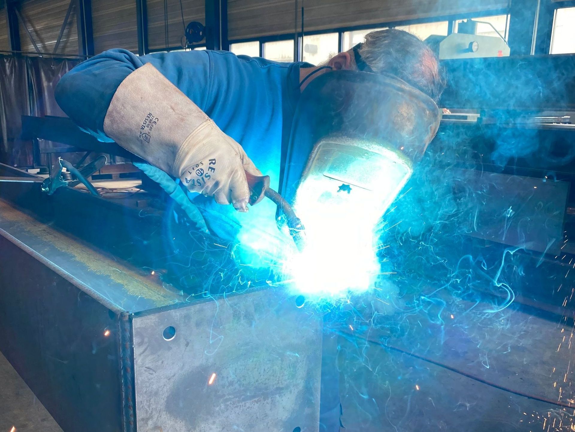 Produktion Stahlbau Entsorgungsplatz Gemeinde Dachse