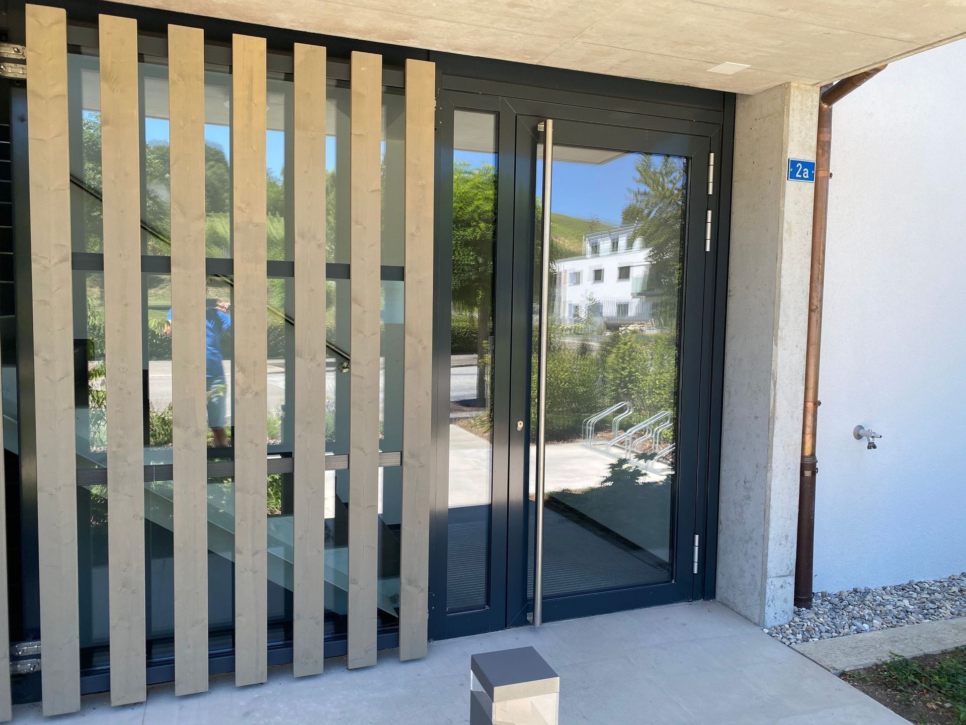 Treppenhausverglasung MFH Haus Dachsen (1)