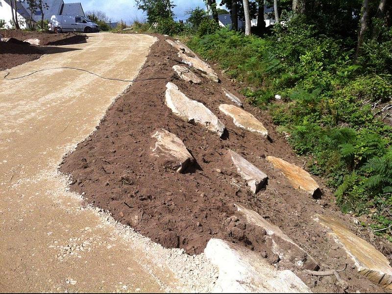Terrassement Travaux de terrassement pour la création d'un terrain