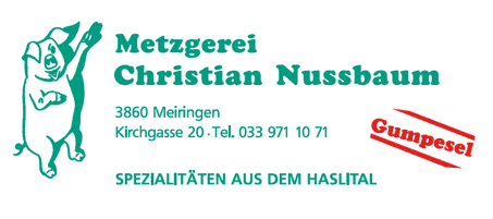 Christian Nussbaum Metzgerei - Meiringen