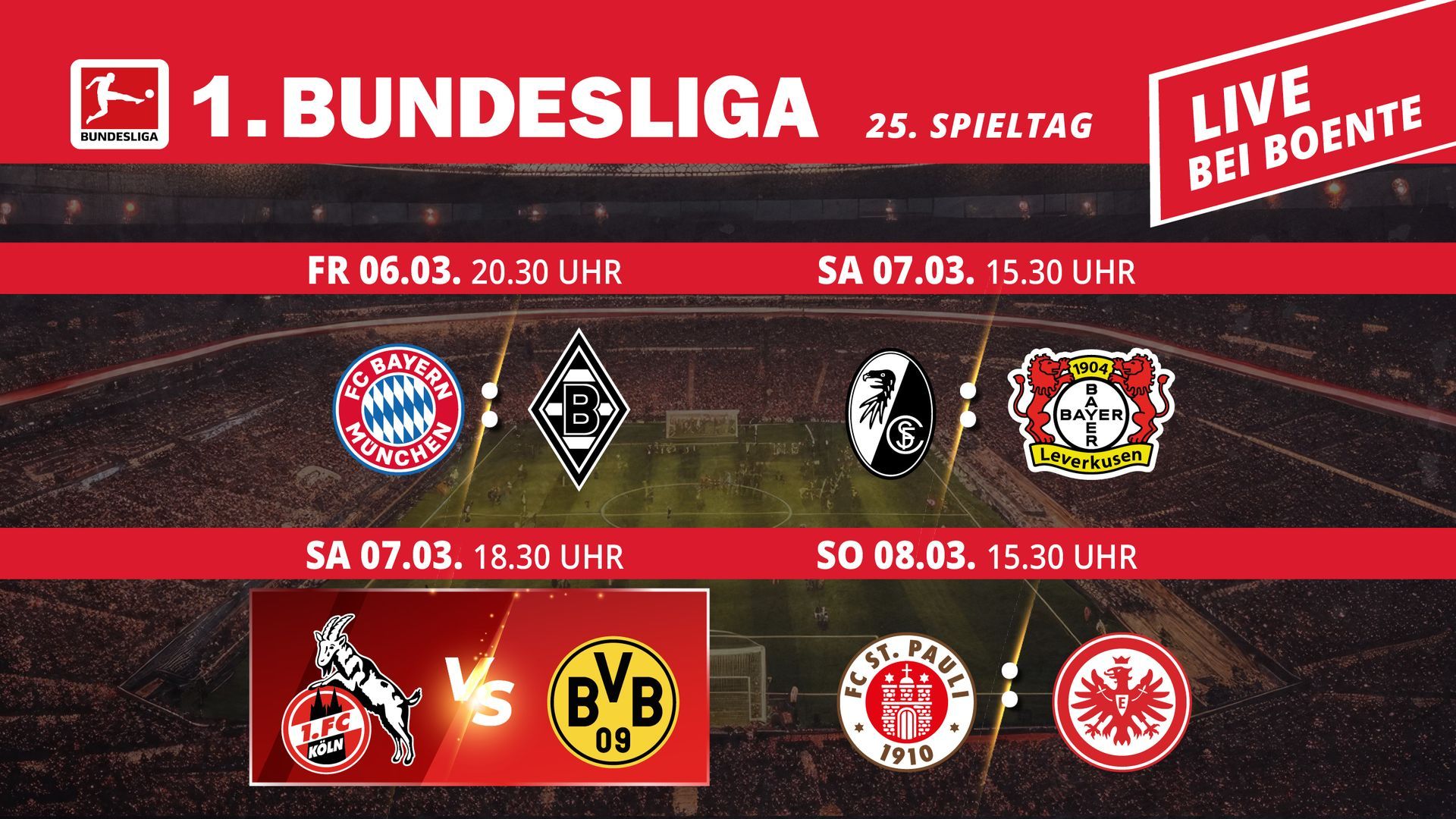 1. Bundesliga | 25. Spieltag
