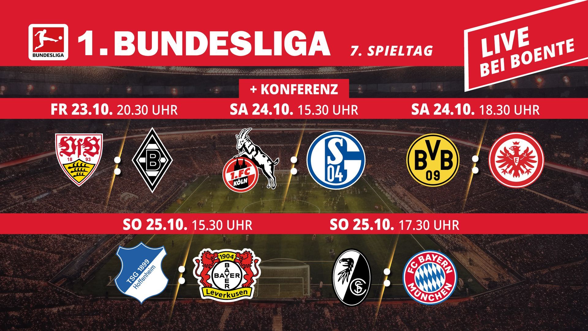 1. Bundesliga | 7. Spieltag