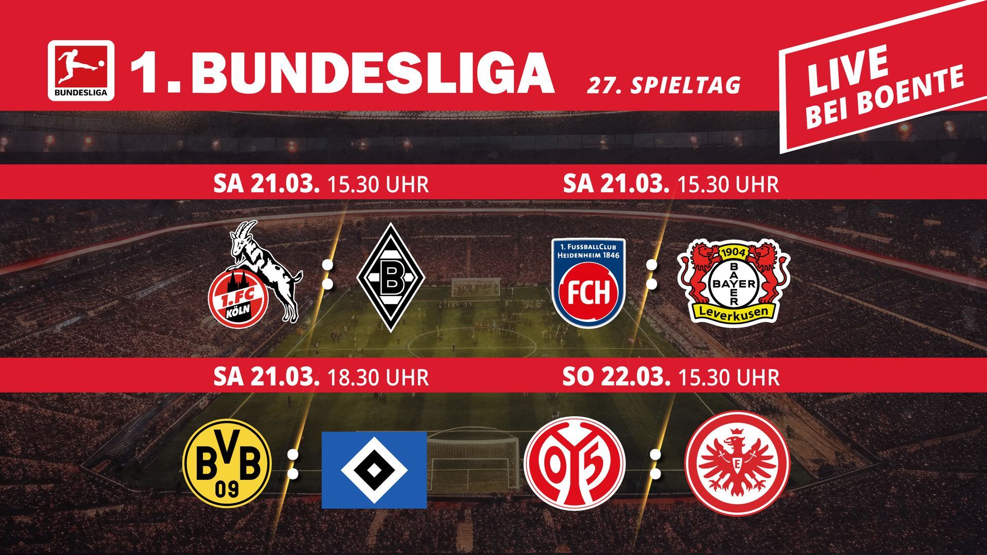 1. Bundesliga | 27. Spieltag