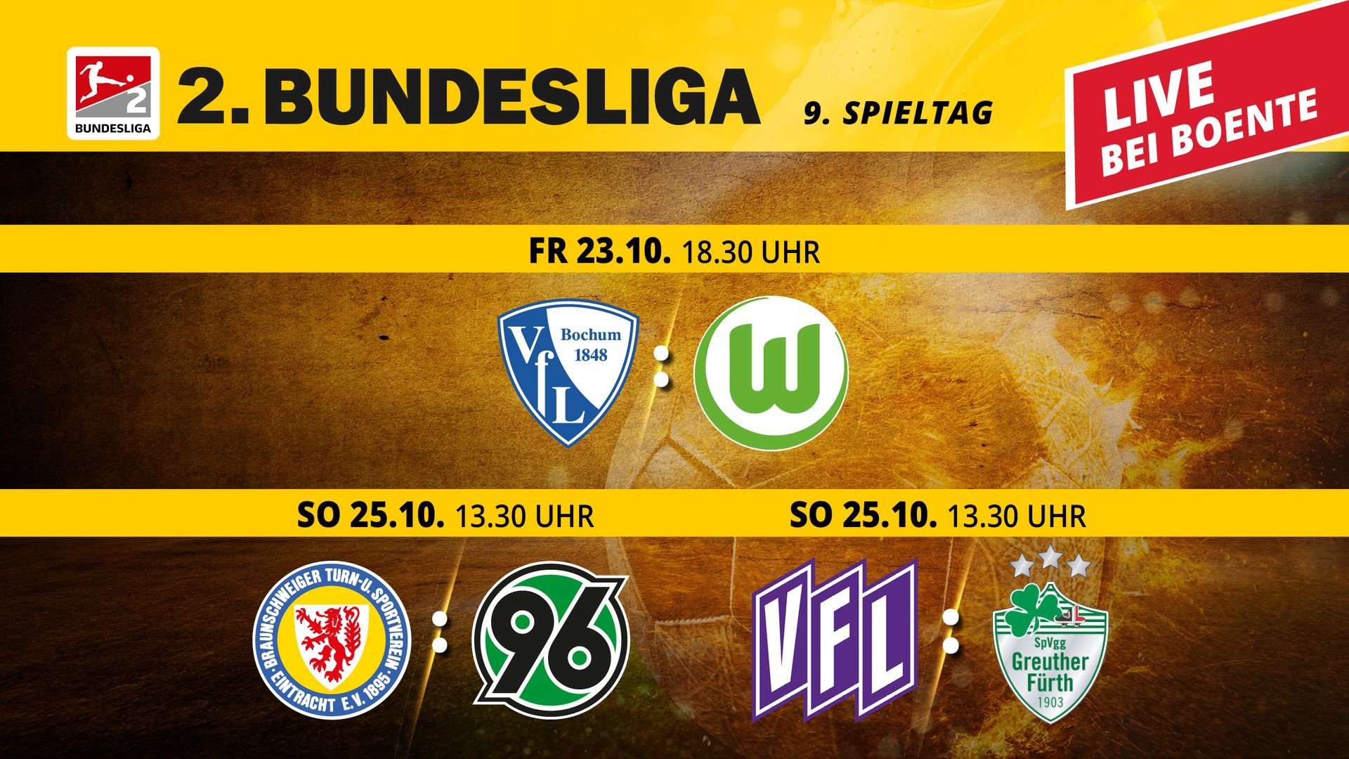 2. Bundesliga | 9. Spieltag