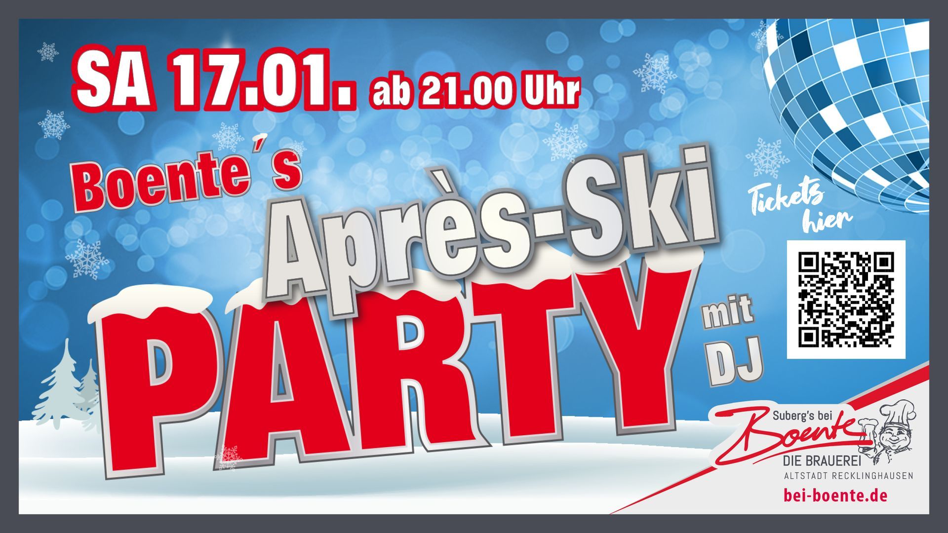 Flyer Apres Ski Party