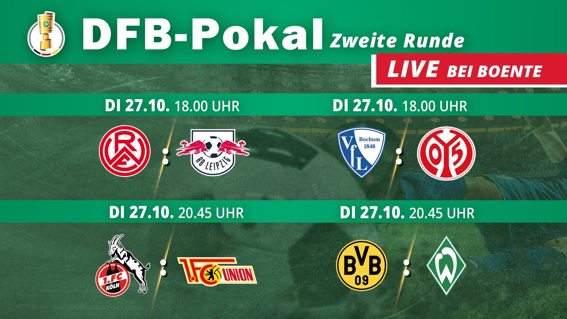 DFB -Pokal | Zweite Runde