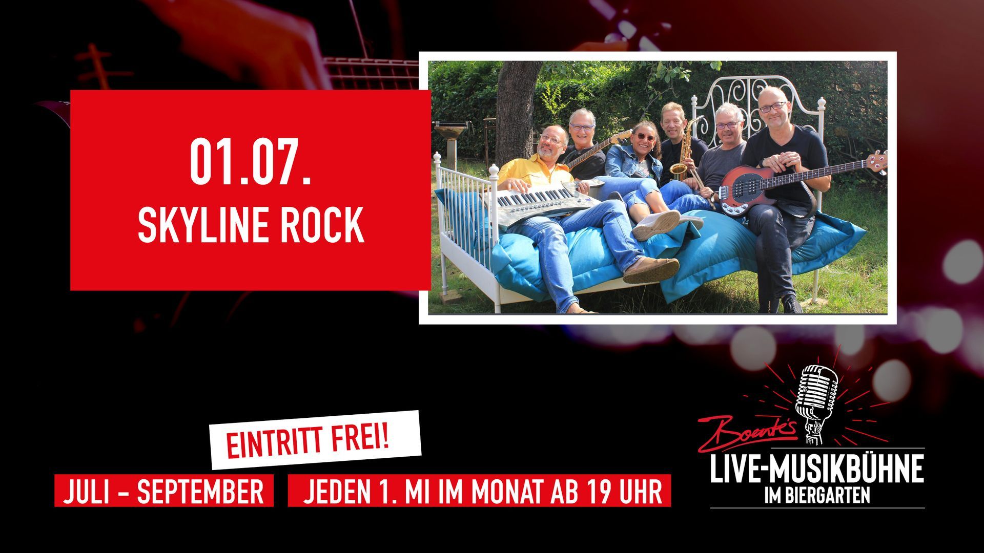 01.07.2026 | Boente's Live-Musikbühne mit Skyline Rock