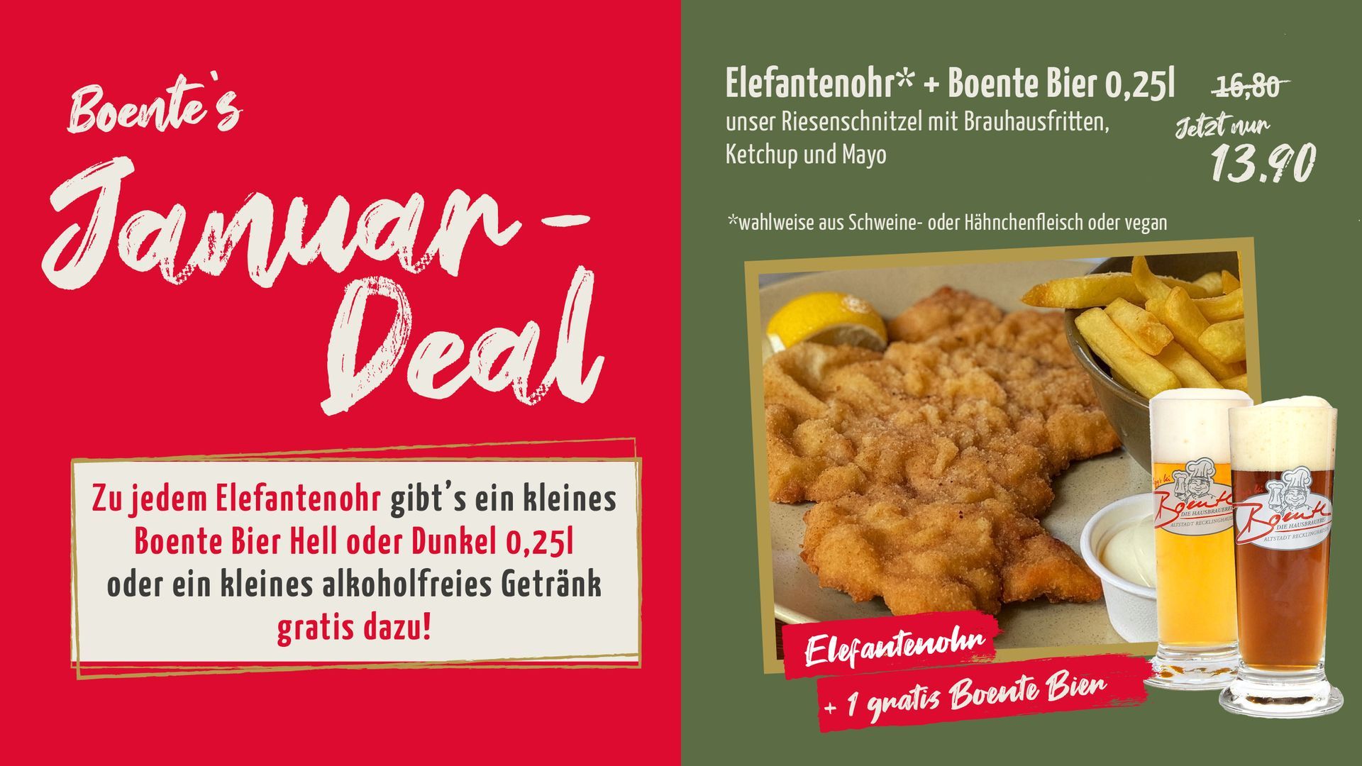 Boente's Sommerkarte