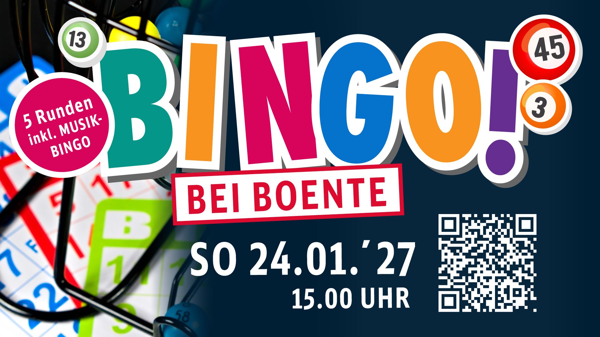 24.01.2027| Bingo! bei Boente