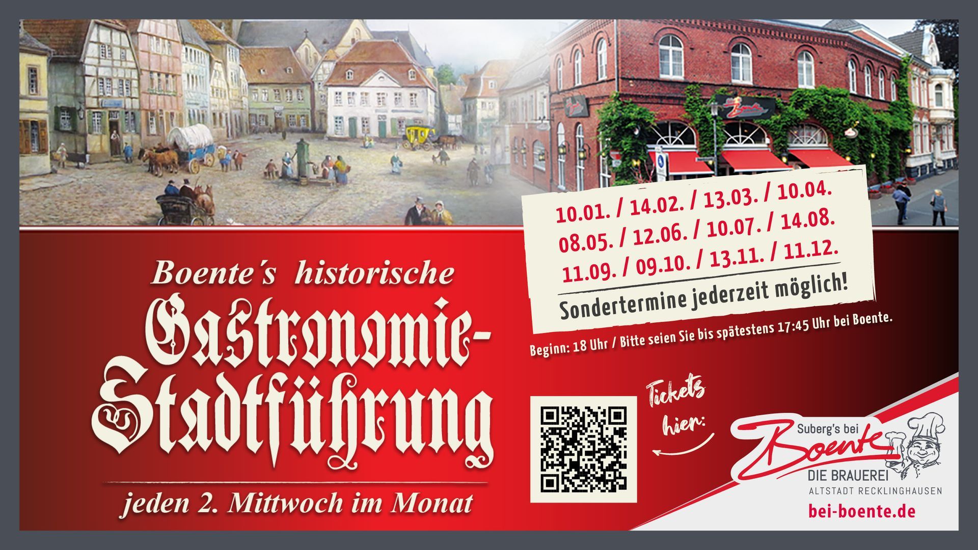 Boente's historische Gastronomie-Stadtführung