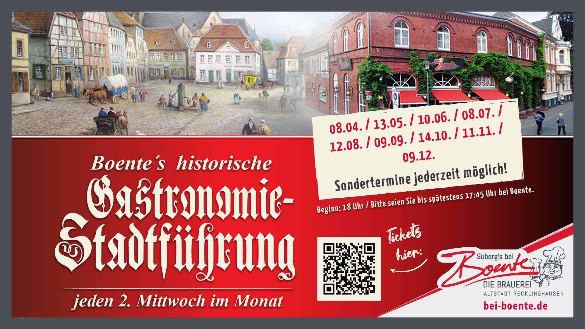 Boente's historische Gastronomie-Stadtführung Boente's historische Gastronomie-Stadtführung