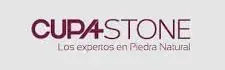 A logo for a company called cupastone los expertos en piedra natural.