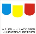 Logo with blue, yellow, and red shield icons above the text 