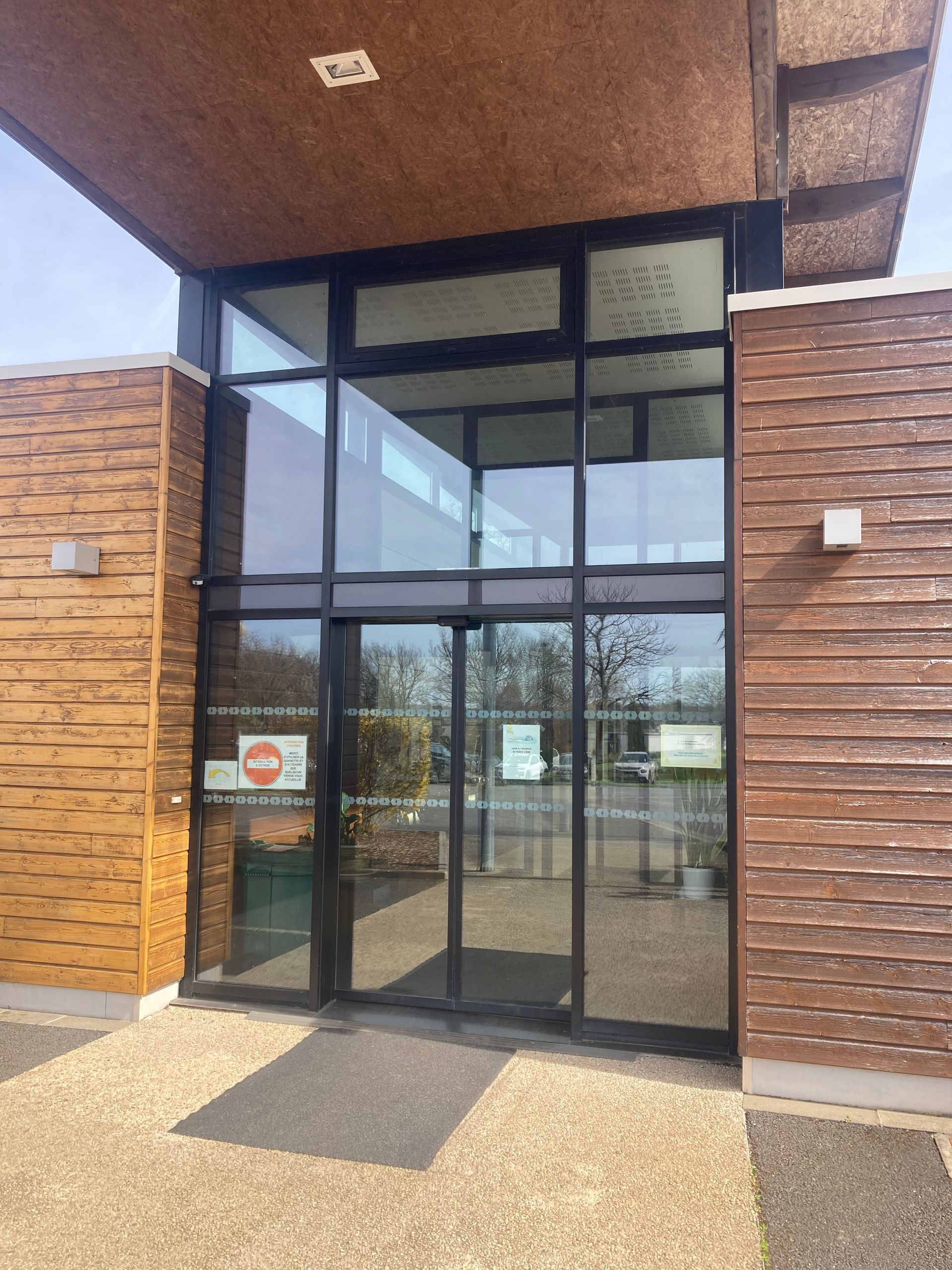 Porte automatique téléscopique