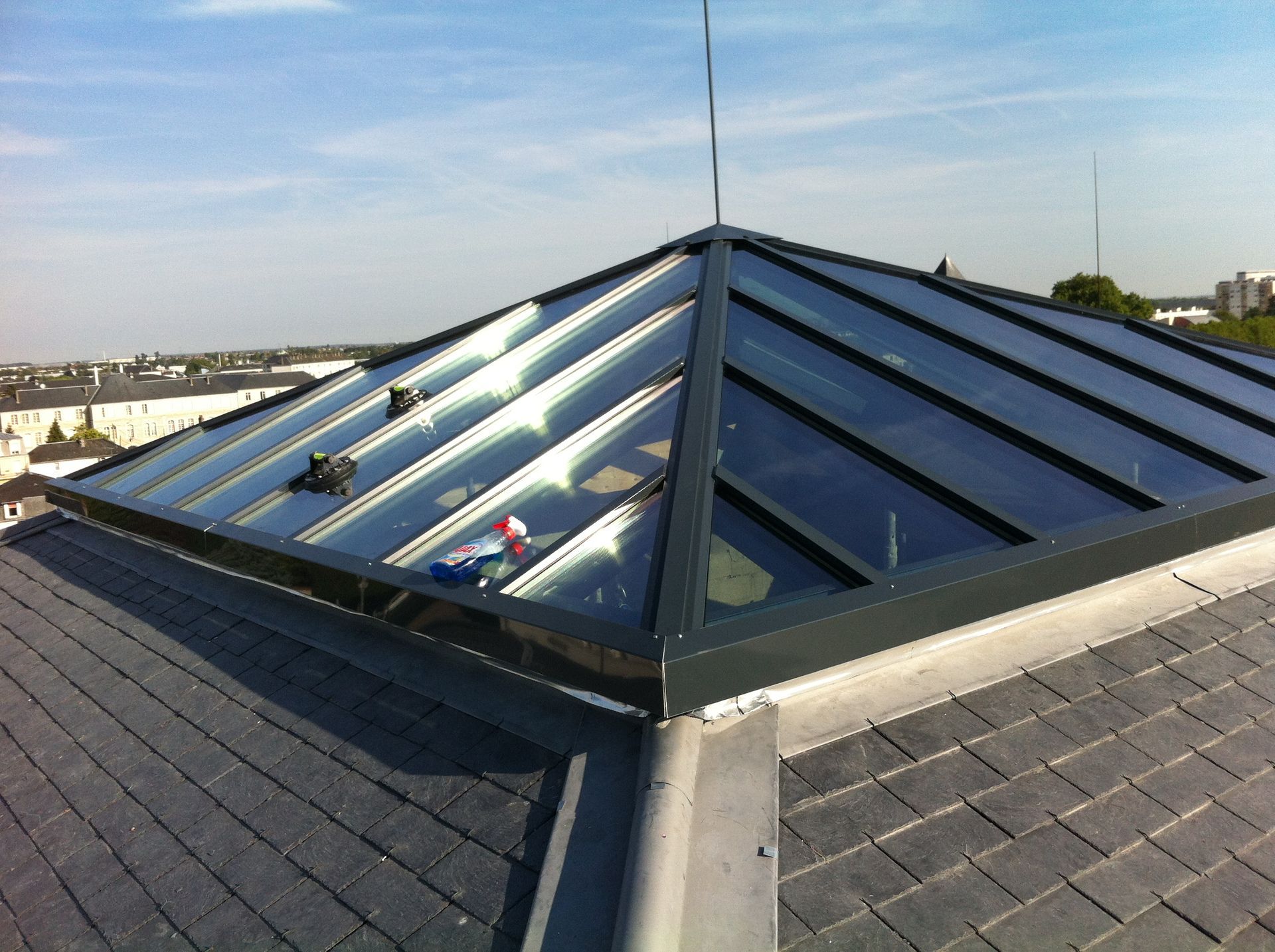 Verrière en pyramide