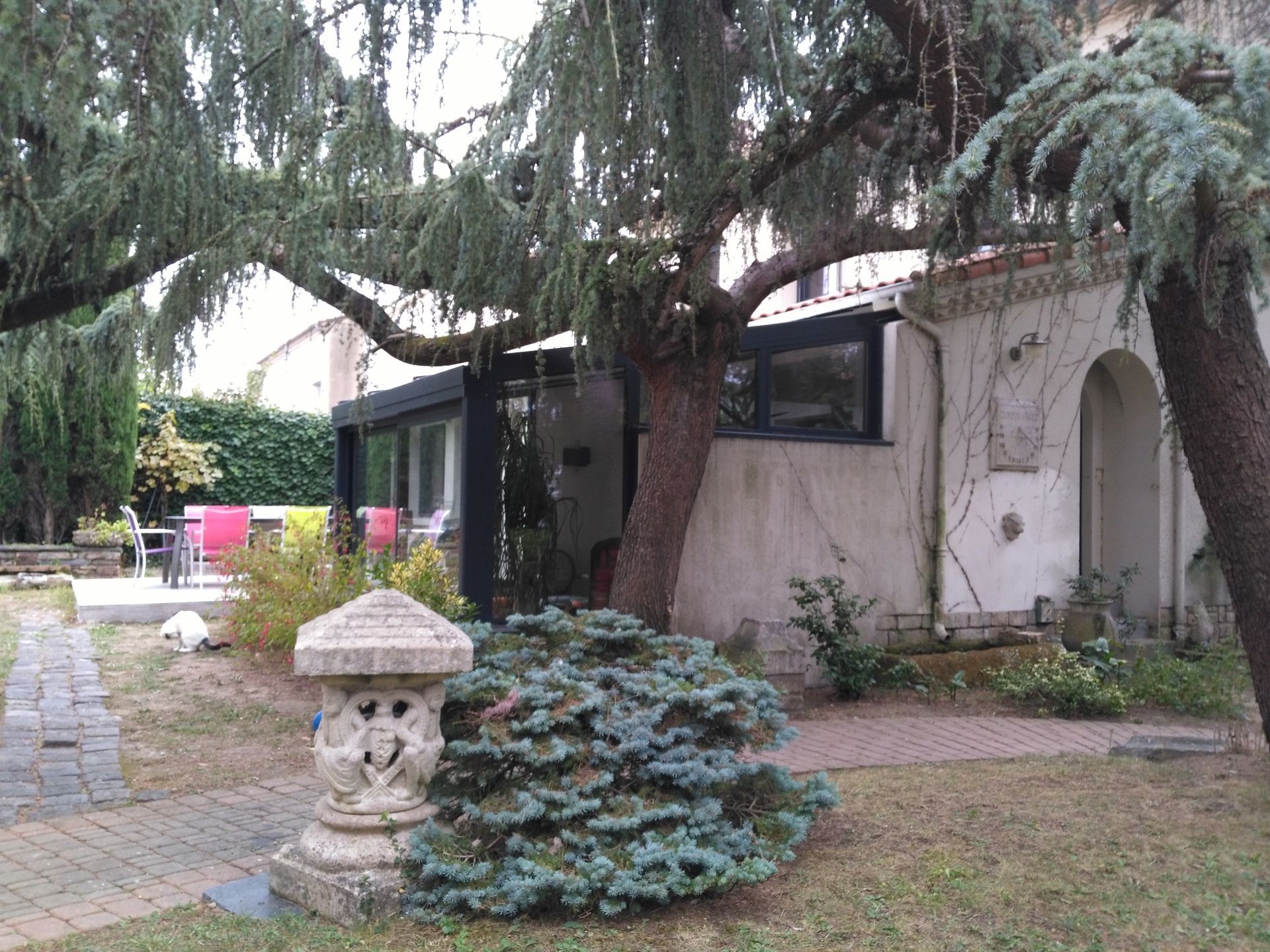 Pergola noire en aluminium