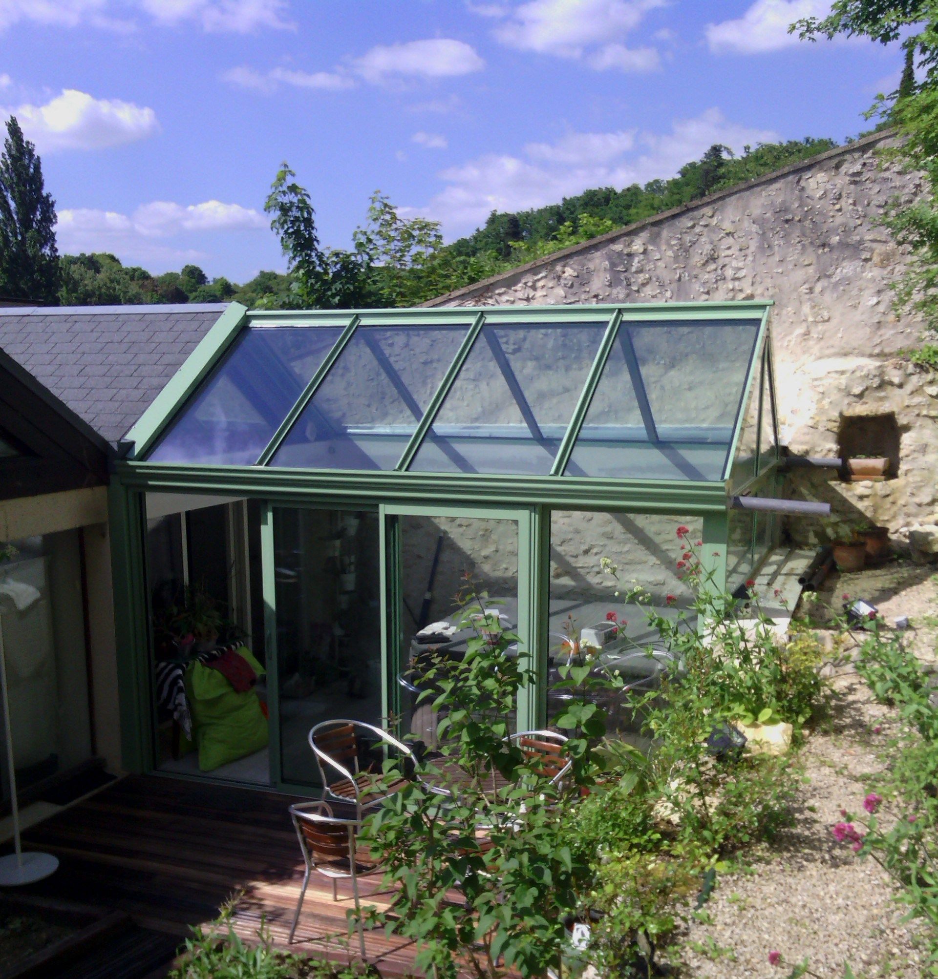 Verrière pour réaliser une pergola