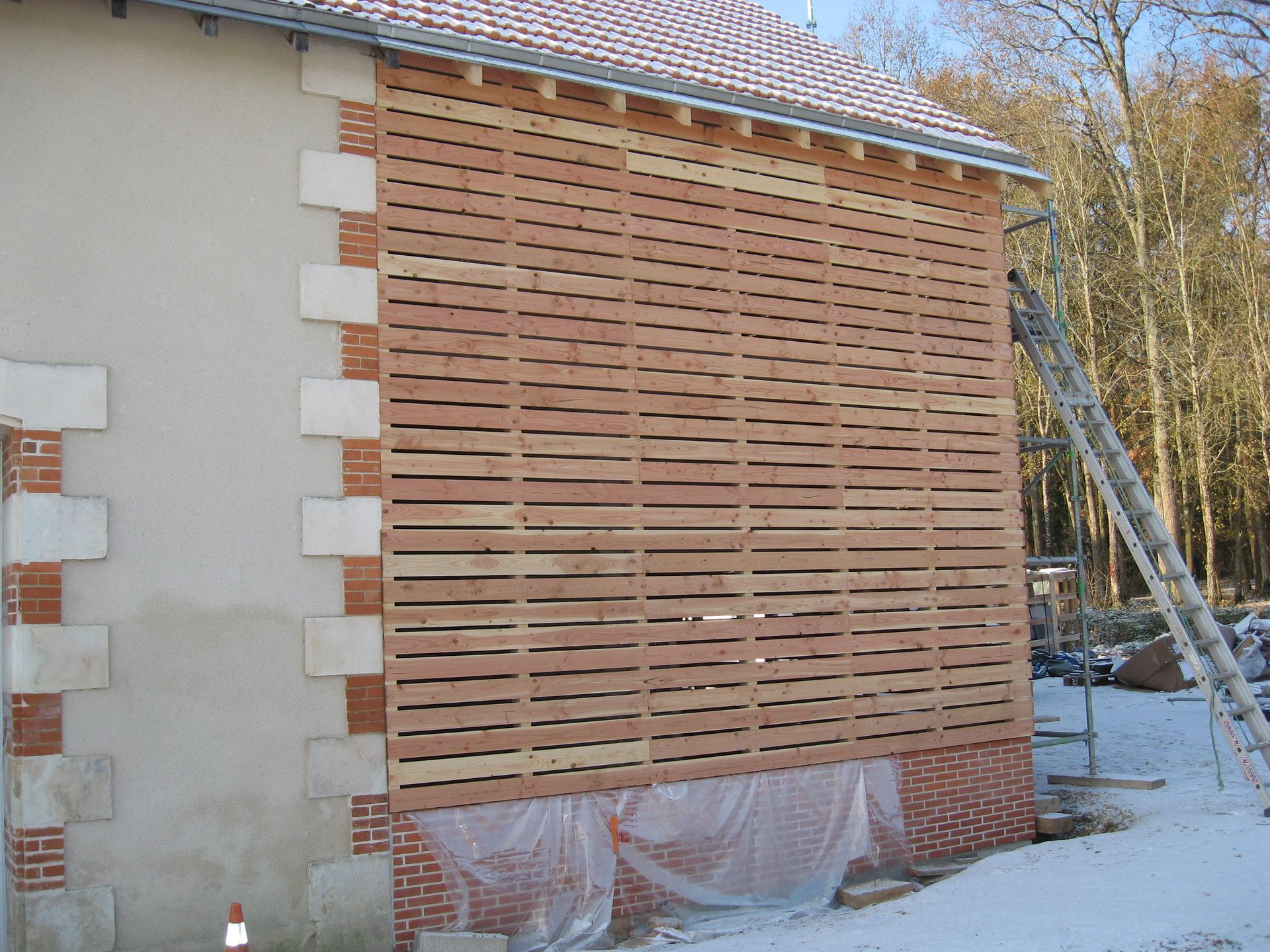 Bardage en bois