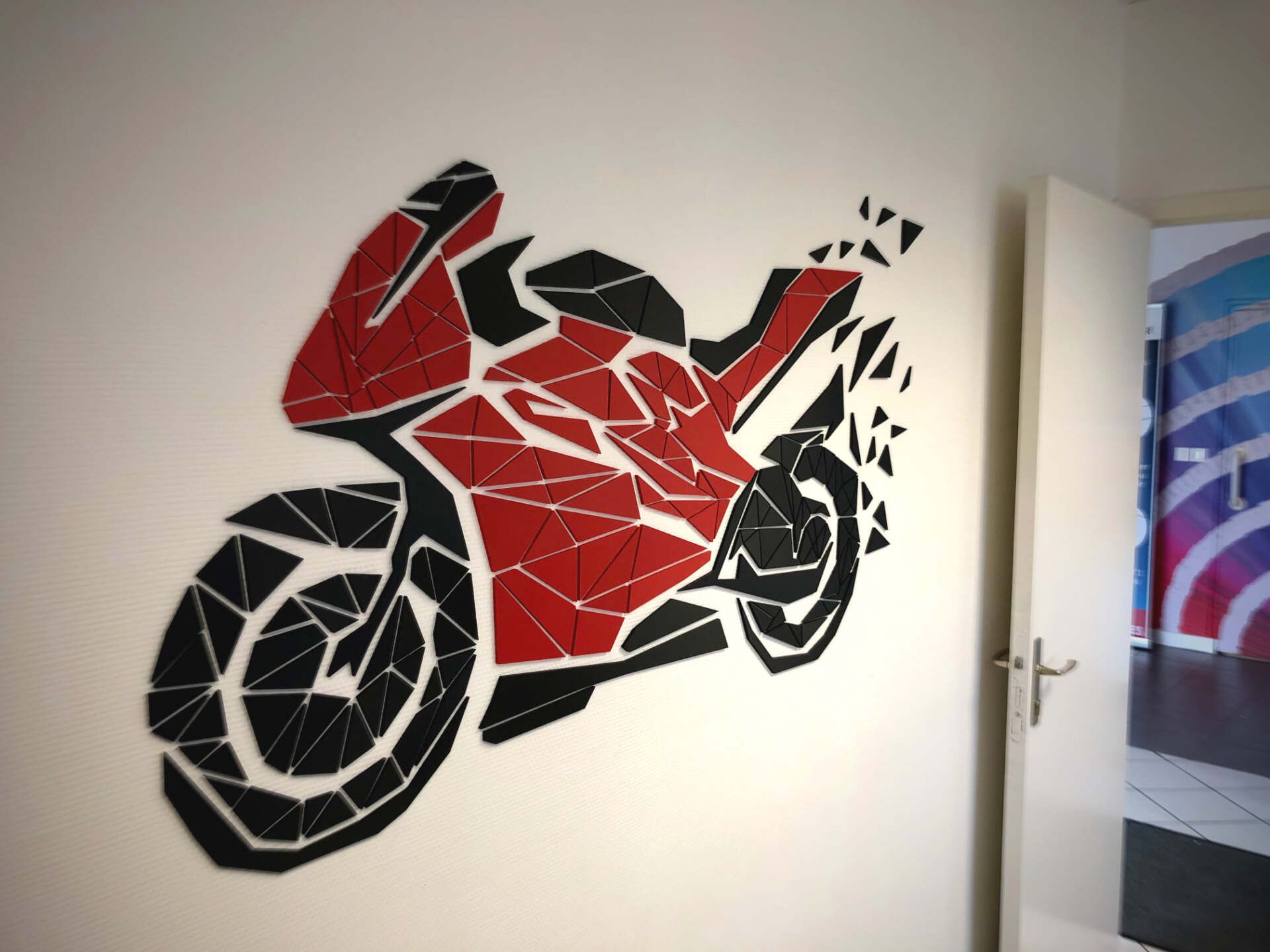 Décor mural puzzle à monter