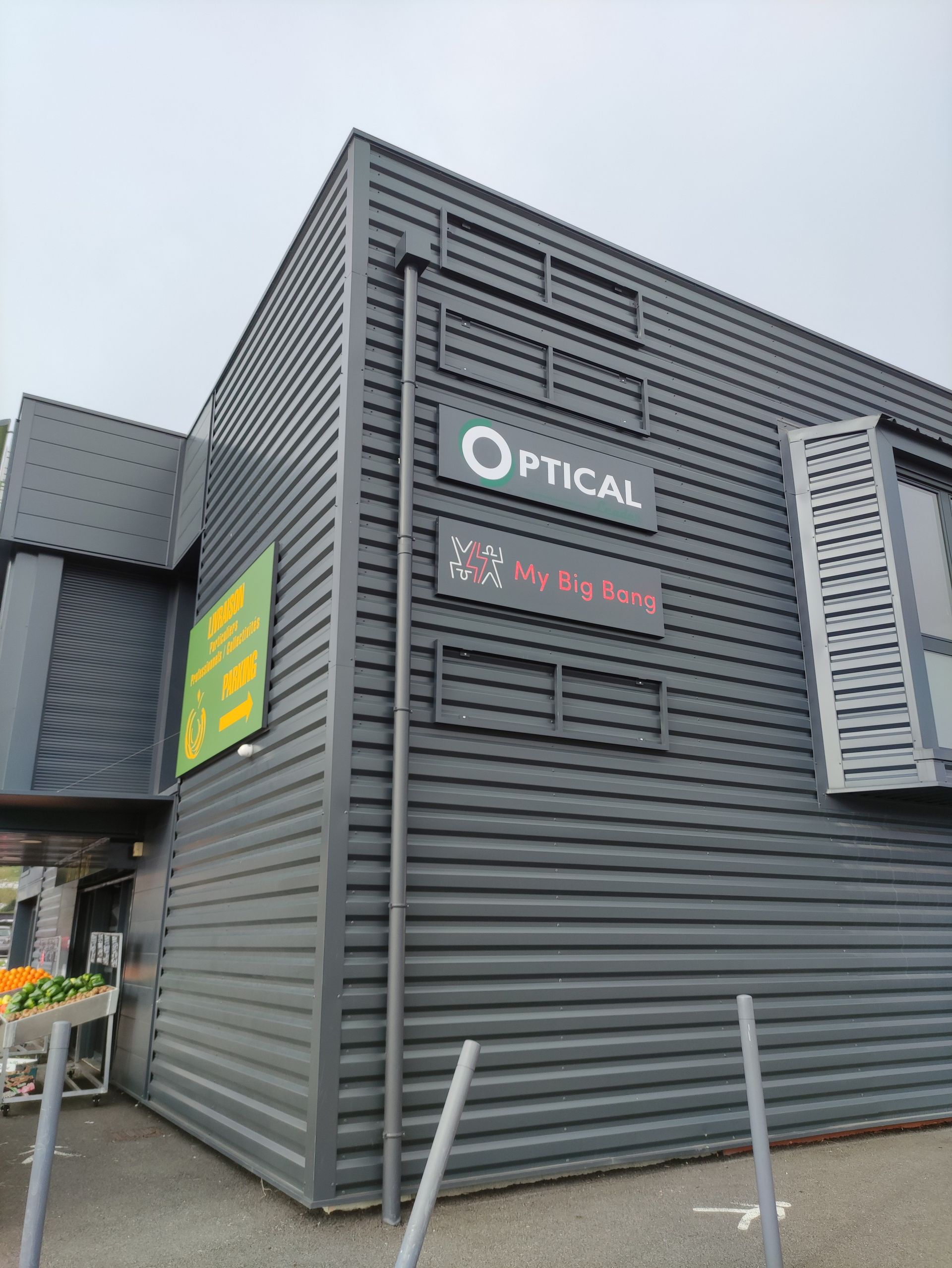 Caisson enseigne en aluminium