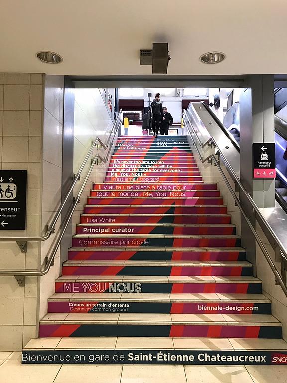 Décoration escalier adhésif près de Saint-Etienne et Lyon