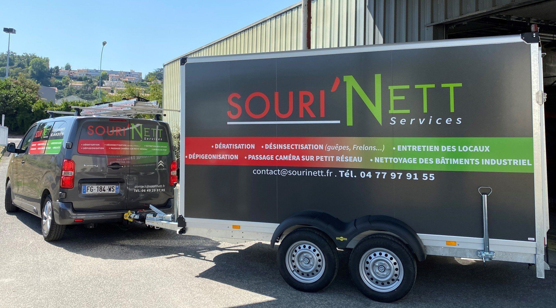 Marquage de l'ensemble de vos véhicule, camionnettes, remorques.