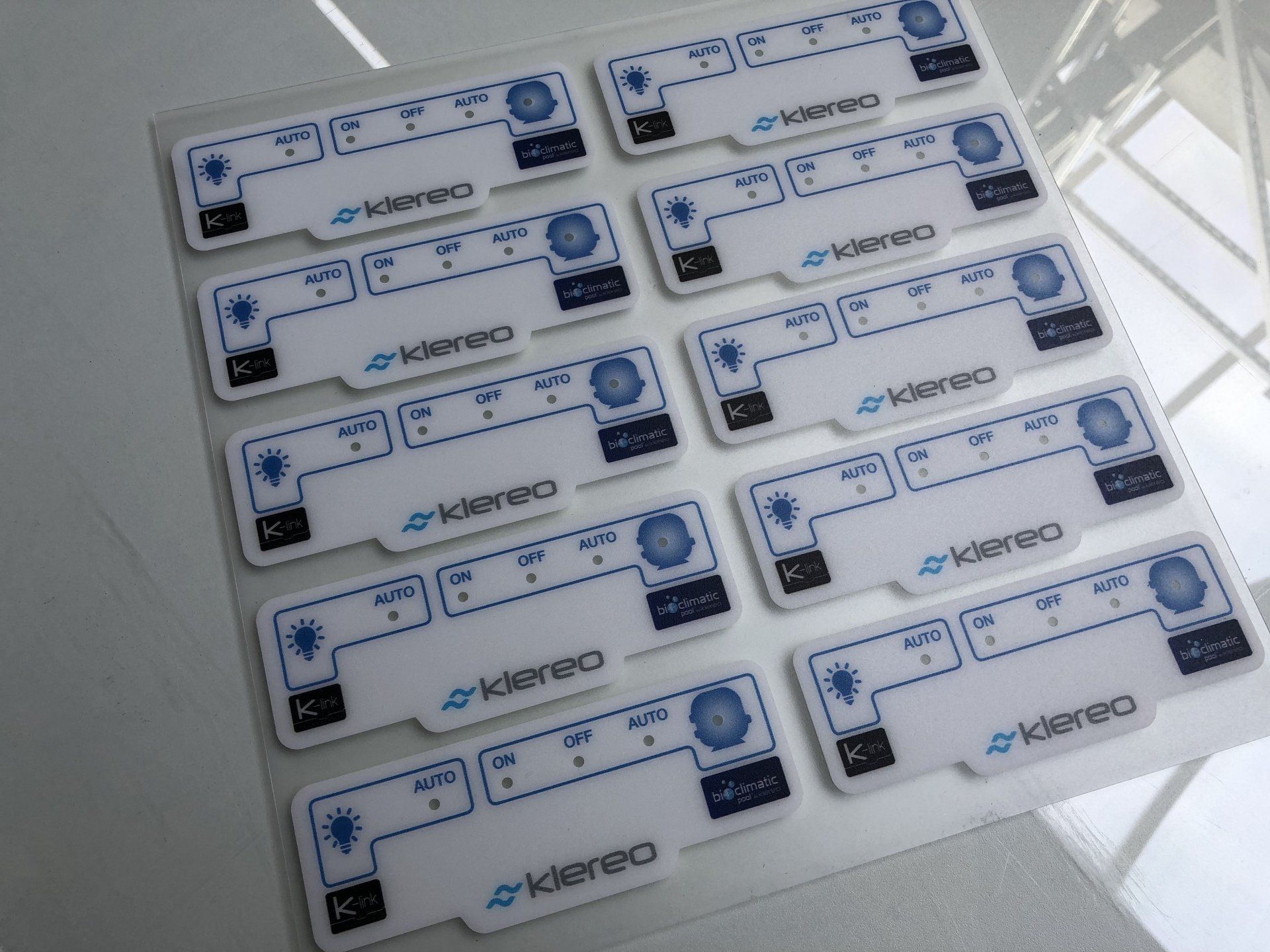 Sérigraphie sur support transparent dans la région de Lyon et Saint-Etienne