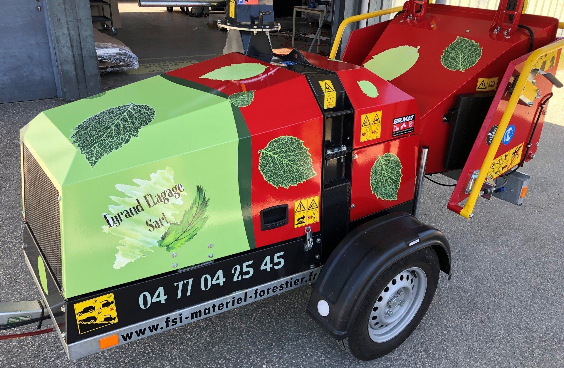 Décoration de machines près de Lyon et Saint-Etienne