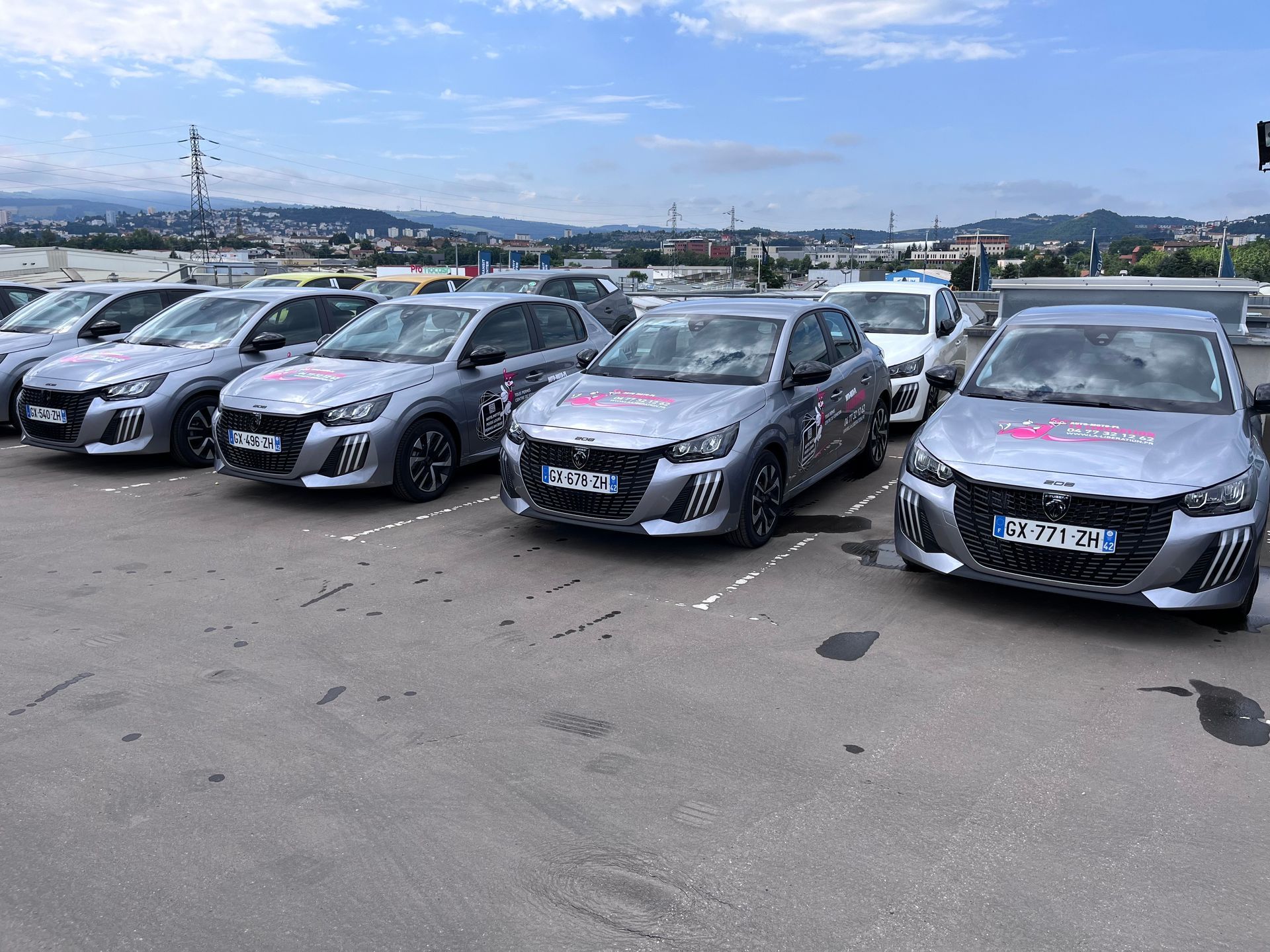 Sérigraphie sur flotte de véhicule Saint-Étienne et Lyon