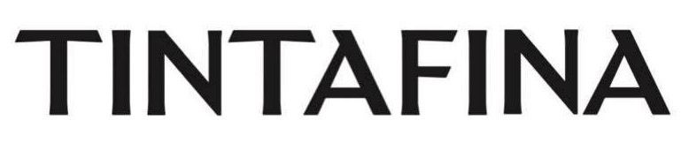Logotipo de TINTAFINA en letras may&uacute;sculas negras y negritas sobre un fondo blanco.