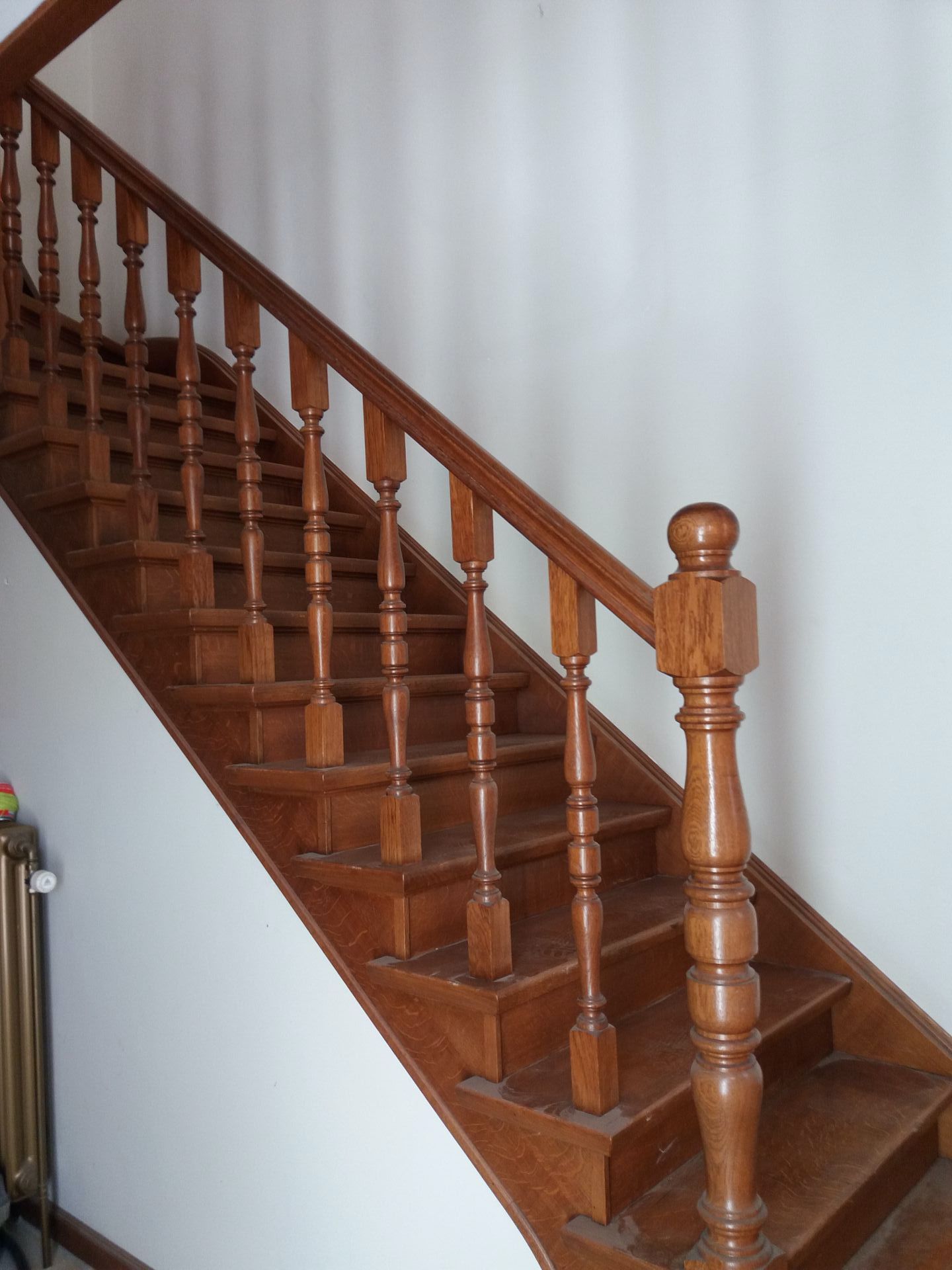 zandstralen trap, luchtgommen trap