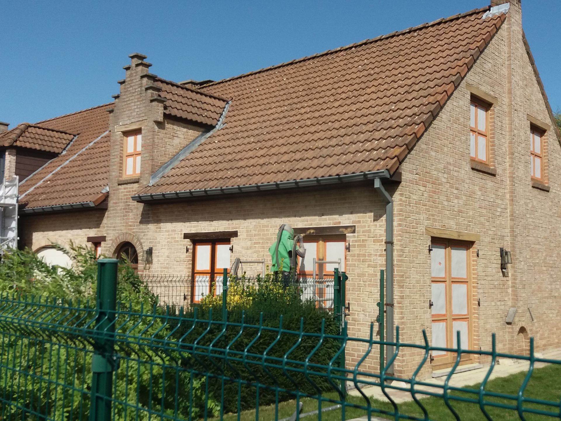zandstralen hout, luchtgommen hout