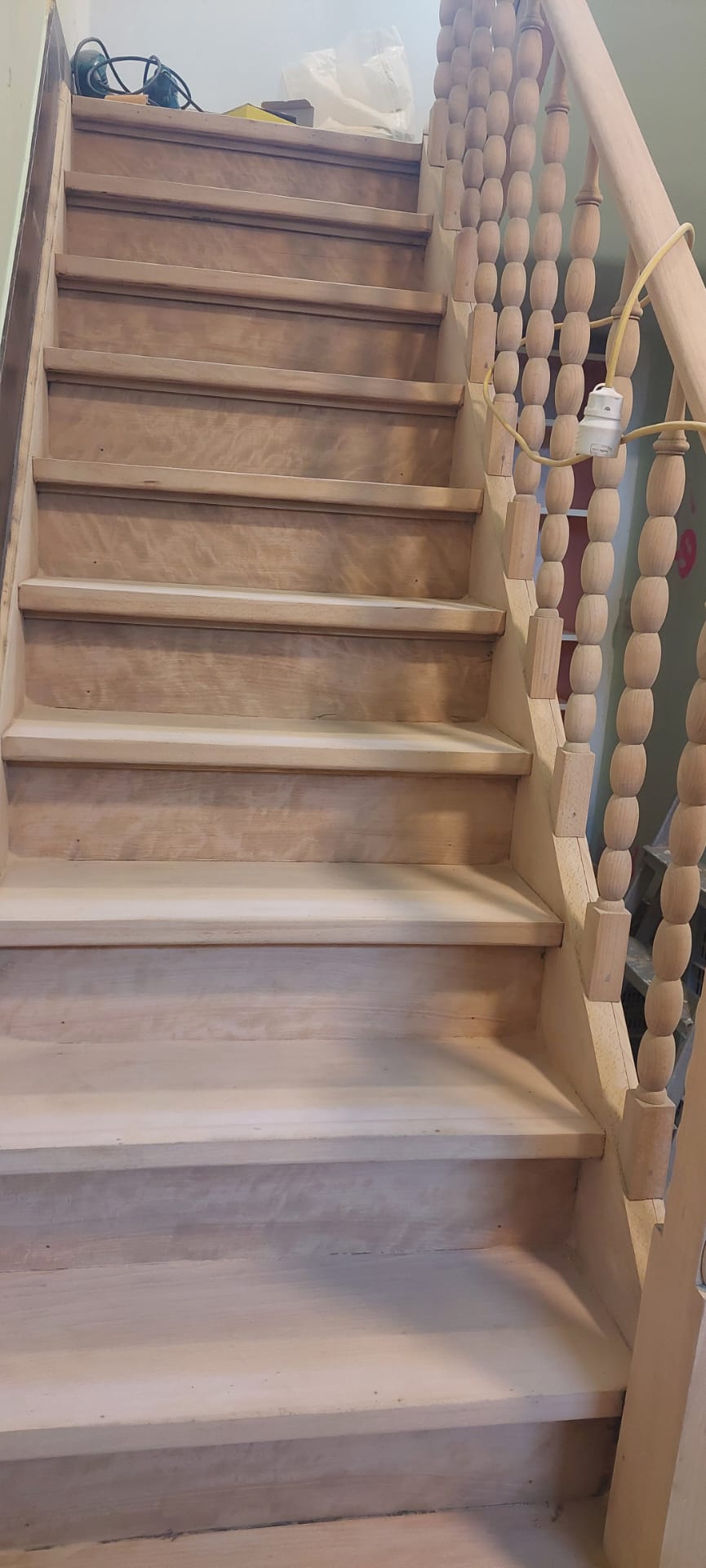 zandstralen trap Bonheiden, luchtgommen trap Bonheiden