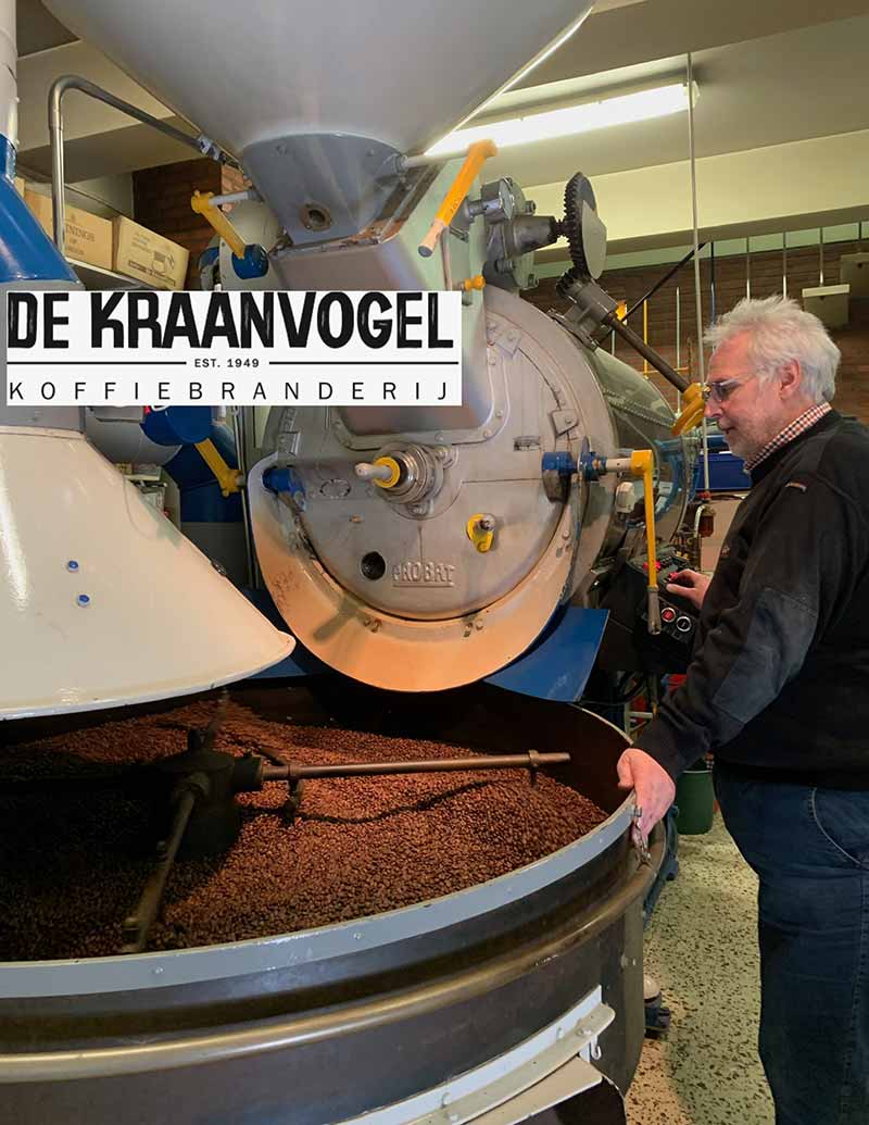 Verrukkelijke koffie van De Kraanvogel