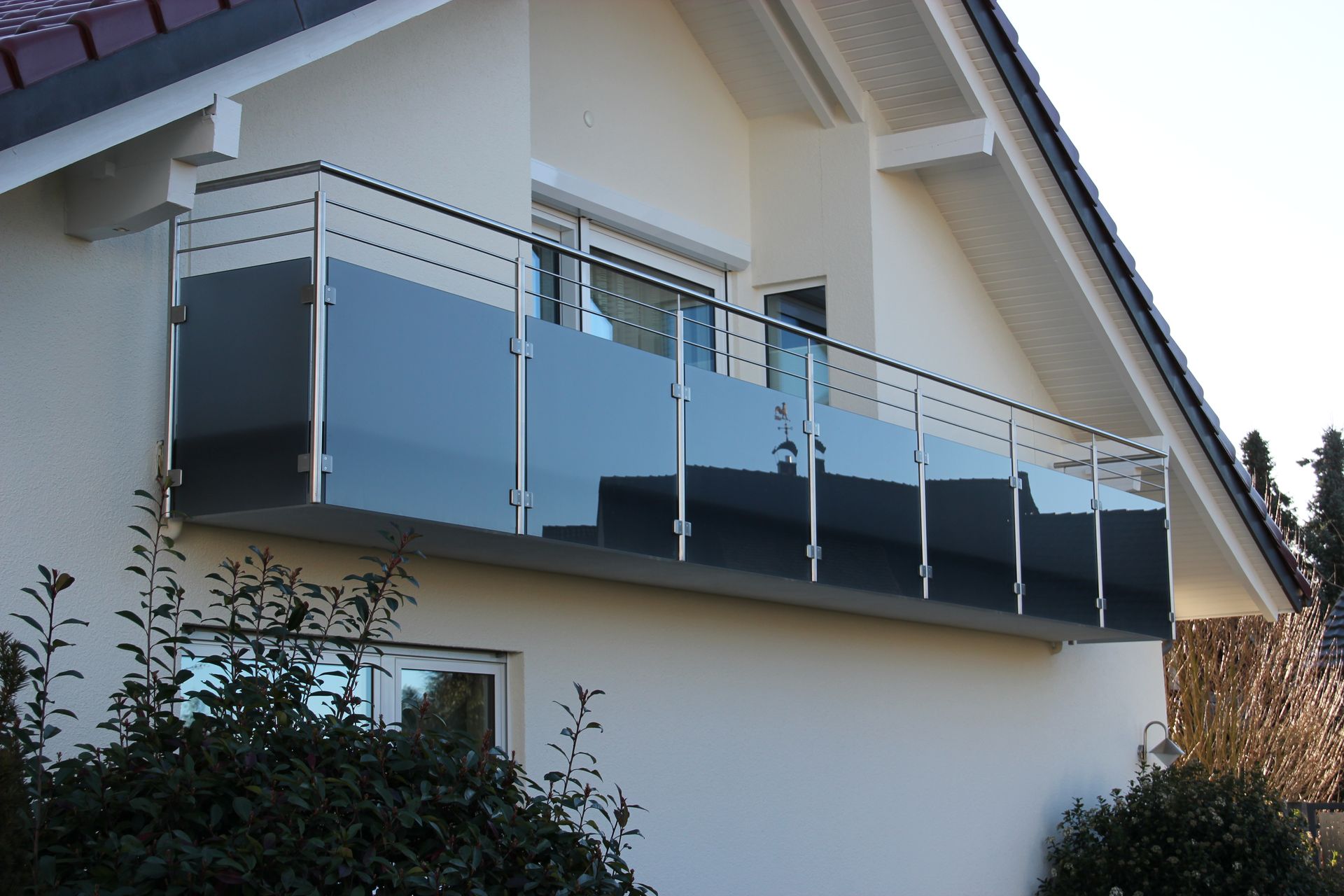 Geländer aus Stahl und Edelstahl