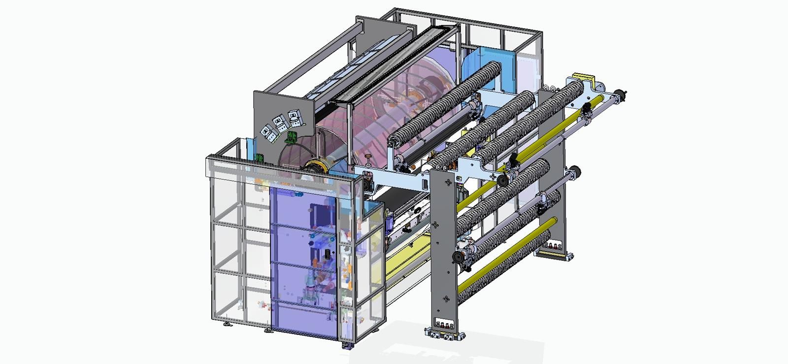 Una imagen generada por computadora de una máquina sobre un fondo blanco.