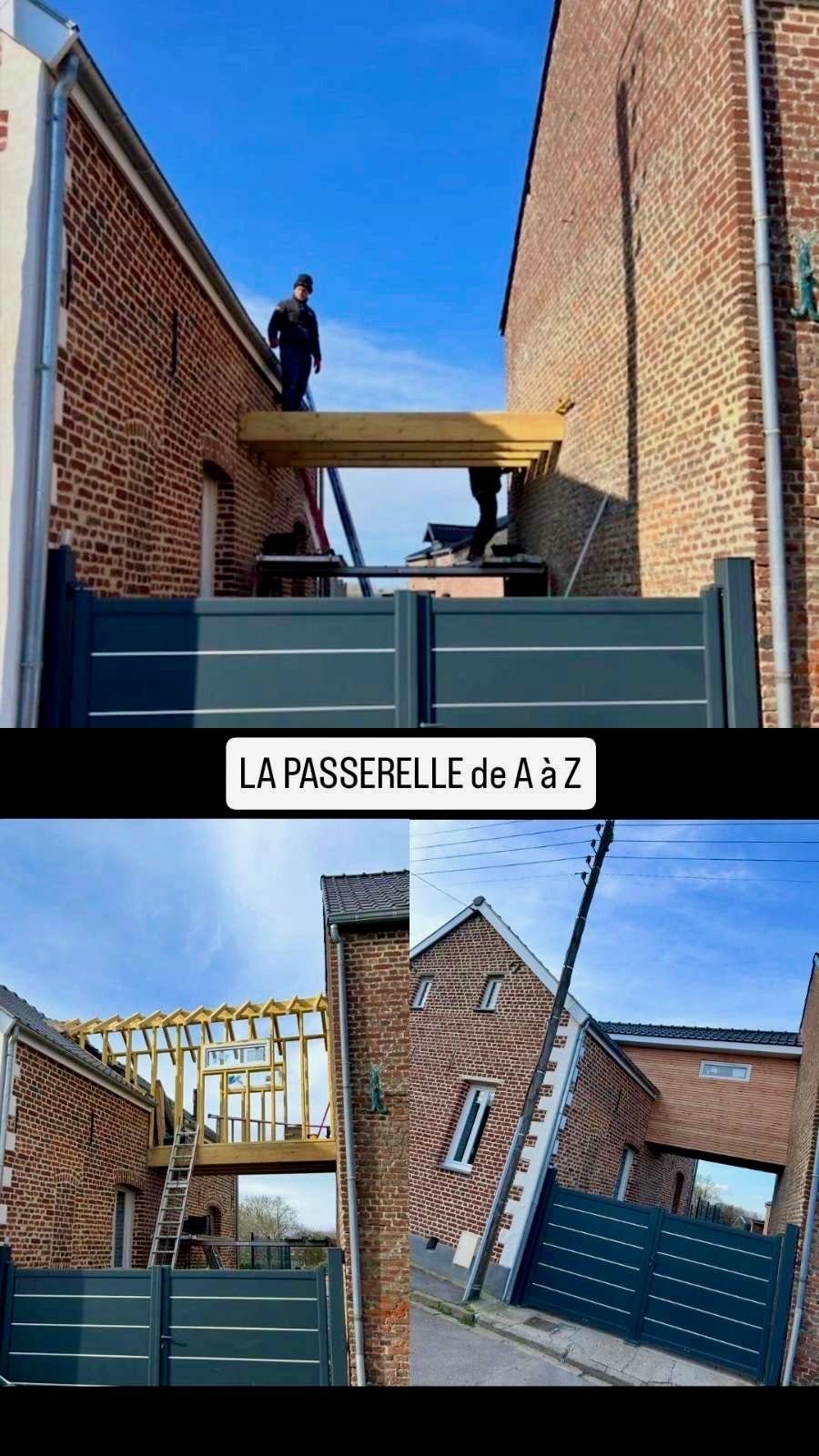 Construction d'une passerelle