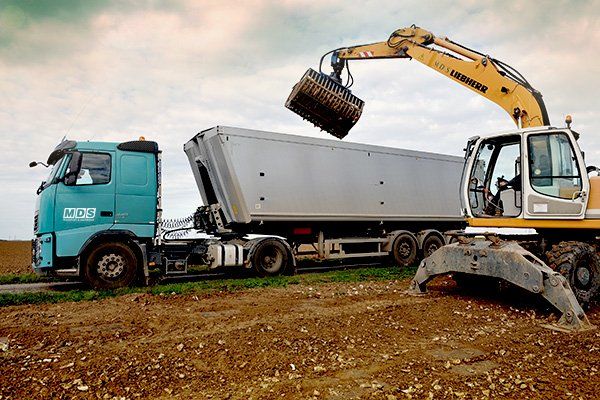 Semi-benne céréalière