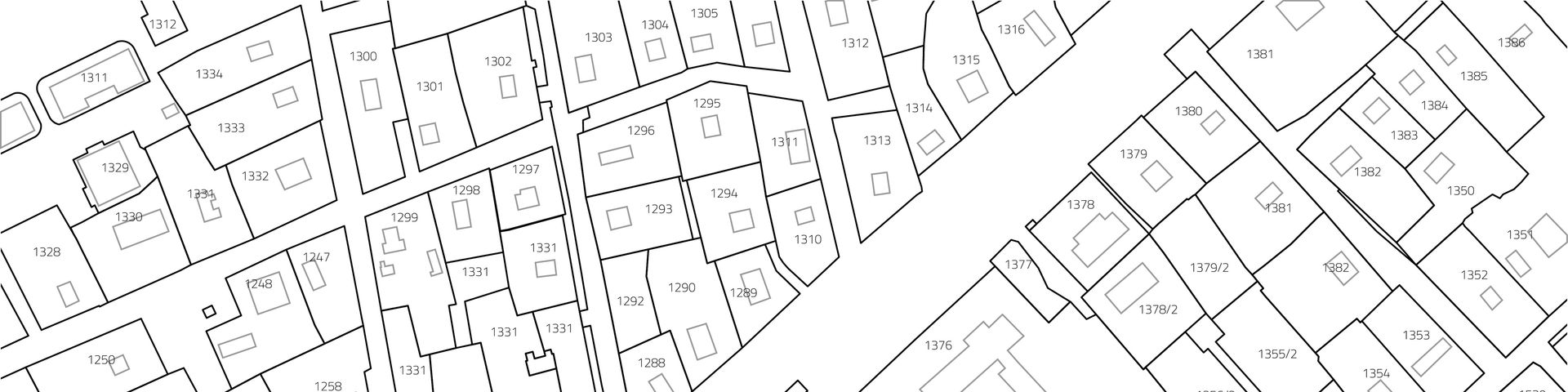 Découpe de plan cadastral