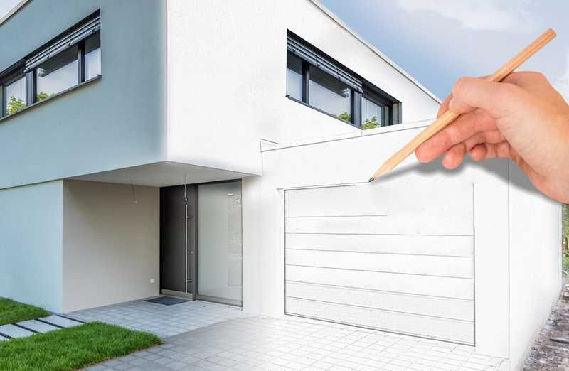 Sachsenhauser Tor- & Antriebstechnik, Haus mit Garage