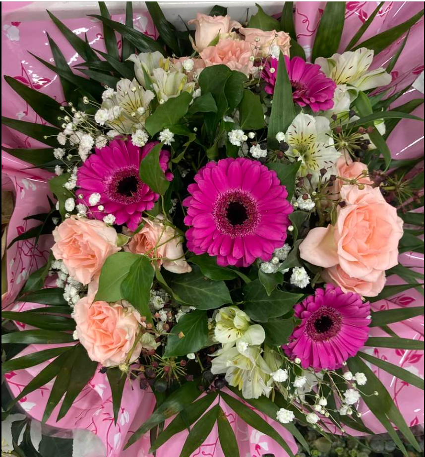 Photo d'un bouquet rond