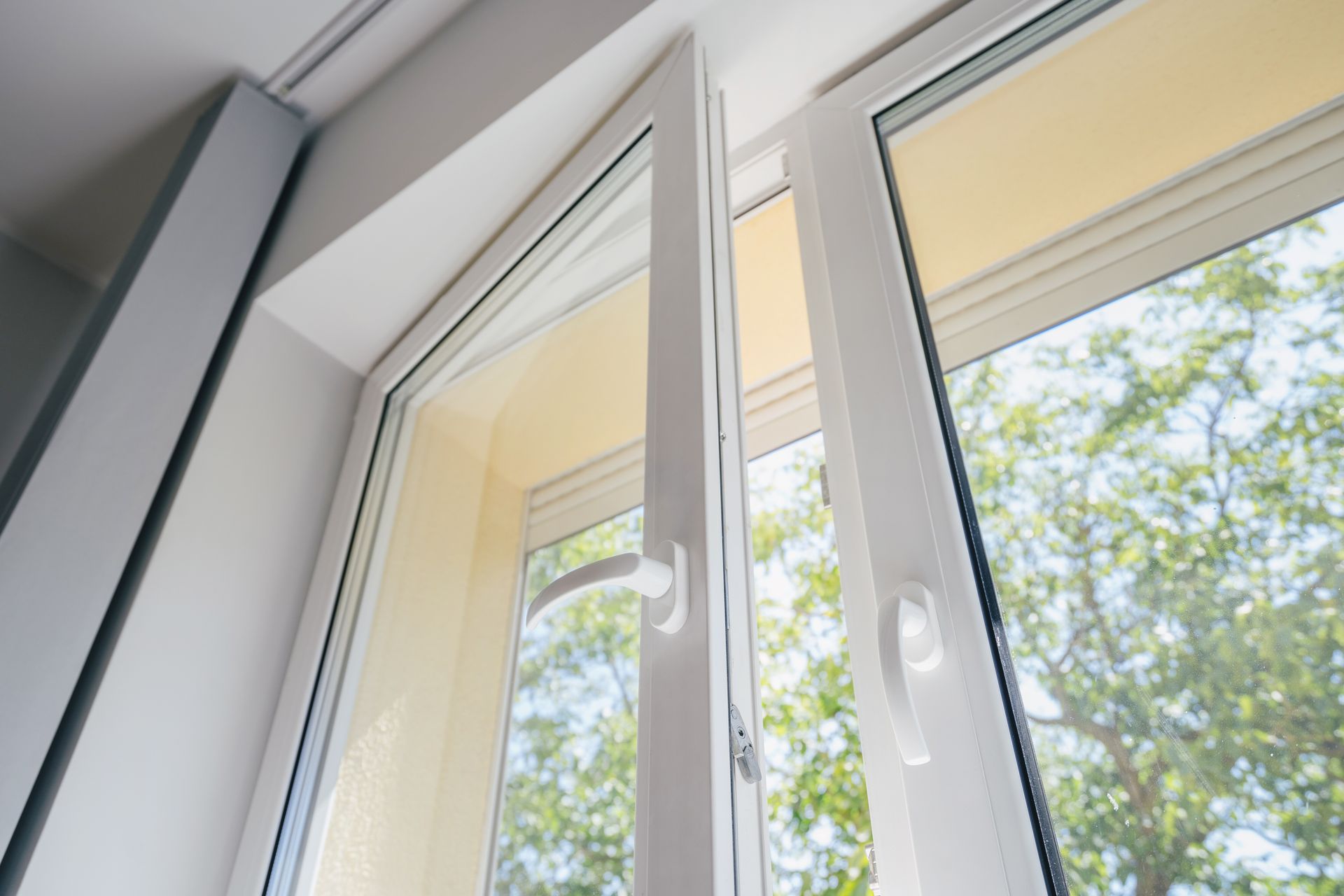 Fenêtres blanches en PVC
