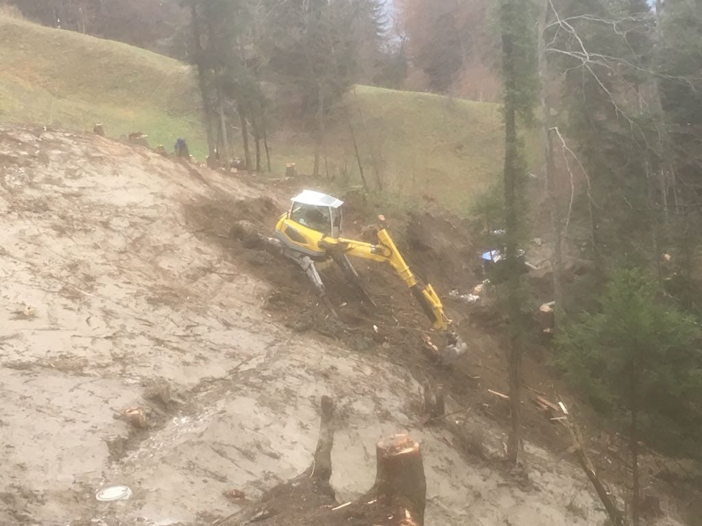 Transport von Maschine - B. Aellig GmbH